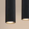Suspensions Aluminium Noir GU10 4 Karbon