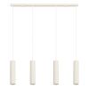 Suspensions Aluminium Beige GU10 4 Karbon