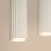 Suspensions Aluminium Beige GU10 4 Karbon