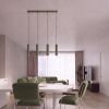 Suspensions Aluminium Vert Olive GU10 4 Karbon