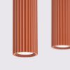 Suspensions Aluminium Ocre Rouge GU10 4 Karbon