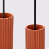 Suspensions Aluminium Ocre Rouge GU10 4 Karbon
