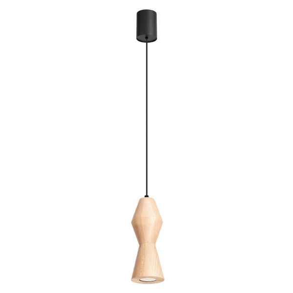 Suspensions Bois Naturel GU10 1 Kubbe