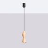 Suspensions Bois Naturel GU10 1 Kubbe