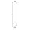 Suspensions Bois Naturel GU10 1 Kubbe