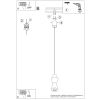 Suspensions Bois Naturel GU10 1 Kubbe