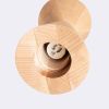 Suspensions Bois Naturel GU10 1 Kubbe
