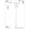 Suspensions Bois Naturel GU10 1 Kubbe