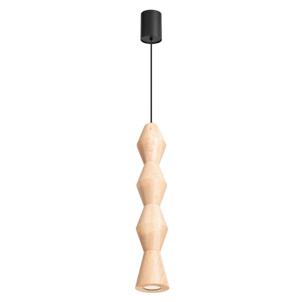 Suspensions Bois Naturel GU10 1 Kubbe