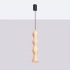 Suspensions Bois Naturel GU10 1 Kubbe