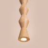Suspensions Bois Naturel GU10 1 Kubbe