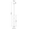Suspensions Bois Naturel GU10 1 Kubbe