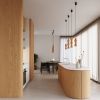 Suspensions Bois Naturel GU10 1 Kubbe