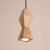 Suspensions Bois Naturel GU10 1 Kubbe