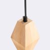 Suspensions Bois Naturel GU10 1 Kubbe