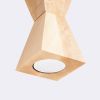 Suspensions Bois Naturel GU10 1 Kubbe