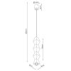 Suspensions Bois Naturel GU10 1 Kubbe