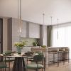 Suspensions Acier Taupe G9 3 Arche