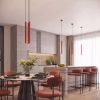 Suspensions Acier Ocre Rouge G9 3 Arche