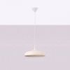 Suspensions Acier Beige E27 1 Gina