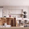Suspensions Acier Beige E27 1 Gina