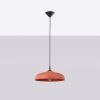 Suspensions Acier Ocre Rouge E27 1 Gina