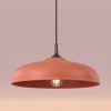 Suspensions Acier Ocre Rouge E27 1 Gina