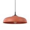 Suspensions Acier Ocre Rouge E27 1 Gina