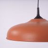 Suspensions Acier Ocre Rouge E27 1 Gina