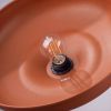 Suspensions Acier Ocre Rouge E27 1 Gina