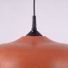 Suspensions Acier Ocre Rouge E27 1 Gina