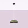 Suspensions Acier Vert Olive E27 1 Gina