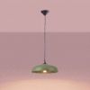 Suspensions Acier Vert Olive E27 1 Gina