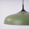 Suspensions Acier Vert Olive E27 1 Gina