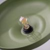 Suspensions Acier Vert Olive E27 1 Gina