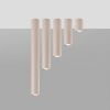 Plafonniers Acier Taupe GU10 1 Lagos