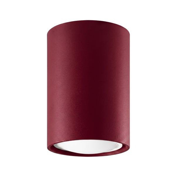 Plafonniers Acier Bourgogne GU10 1 Lagos