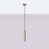 Suspensions Acier Taupe GU10 1 Lagos