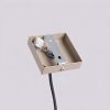 Suspensions Acier Taupe GU10 1 Lagos