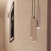 Suspensions Acier Taupe GU10 3 Lagos