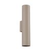Appliques murales Acier Taupe GU10 2 Lagos