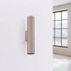 Appliques murales Acier Taupe GU10 2 Lagos