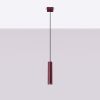 Suspensions Acier Bourgogne GU10 1 Lagos