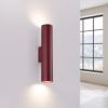Appliques murales Acier Bourgogne GU10 2 Lagos