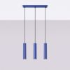 Suspensions Acier Outremer GU10 3 Lagos