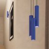 Suspensions Acier Outremer GU10 3 Lagos