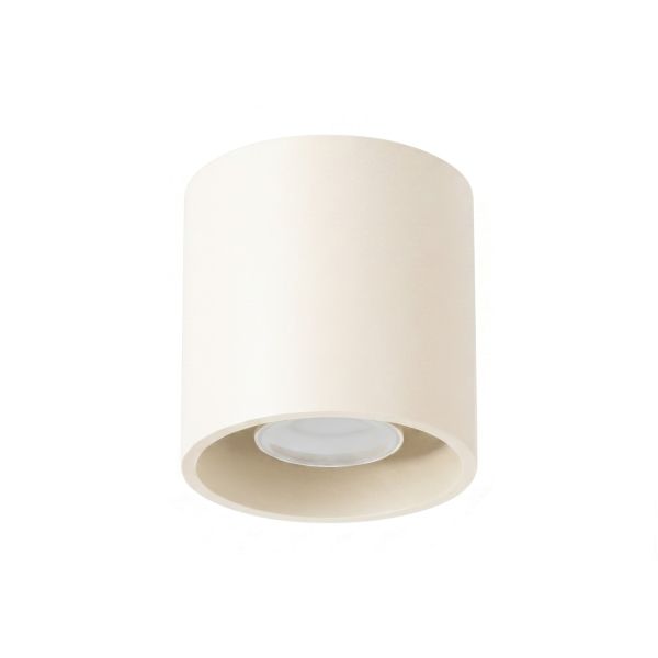 Plafonniers Aluminium Beige GU10 1 Orbis
