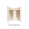 Plafonniers Aluminium Beige GU10 1 Orbis