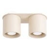 Plafonniers Aluminium Beige GU10 2 Orbis