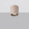 Plafonniers Aluminium Taupe GU10 1 Orbis